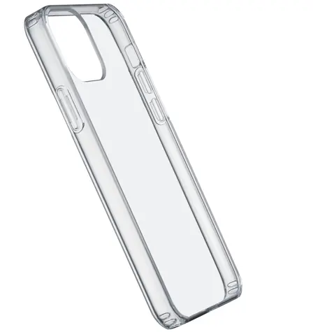 Cellularline Clear Duo Zadní kryt s ochranným rámečkem pro Apple iPhone 12 Pro Max transparentní