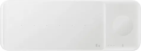 SAMSUNG EP-P6300TWEGEU bílá / Multipoziční bezdrátová nabíječka bílá / s podporou rychlonabíjení / 7.5W pro iOS 