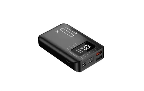Viking VGO10B 10000mAh černá / Power banka / Lightning & USB-C & microUSB / výstup 2x USB / 5V / max. 3A