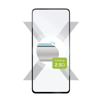 FIXED Full-Cover Ochranné tvrzené sklo pro Xiaomi Poco X3 černá / lepení přes celý displej
