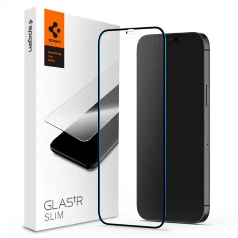 Spigen Glass Full Cover HD ochranné sklo pro Apple 12 Pro Max černá