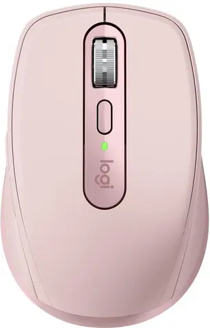 Logitech MX Anywhere 3 růžová / bezrátová myš / Laserový senzor / 4000 DPI / 6 tlačítek / Bluetooth / 2.4 GHz 