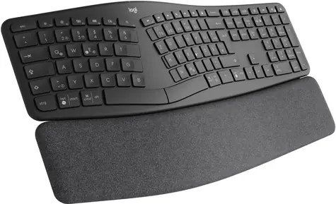 Logitech ERGO K860 DE černá / bezdrátová klávesnice / ergonomická / Bluetooth / 2.4 GHz / DE layout