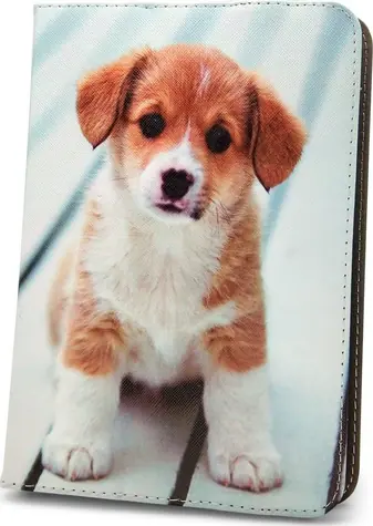 GreenGo Cute Puppy Univerzální pouzdro pro tablety 9-10