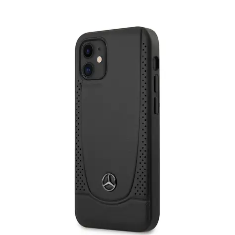 Mercedes Leather Urban Kryt pro Apple iPhone 12 mini černá