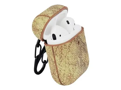 TERRATEC AirBox Crocodile Pattern Brown / Pouzdro pro Apple AirPods 1 & 2