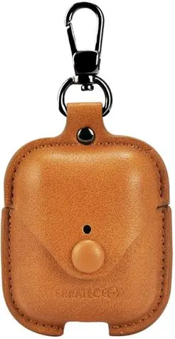 TERRATEC AirBox shape fixed Light Brown / Pouzdro pro Apple AirPods 1 & 2