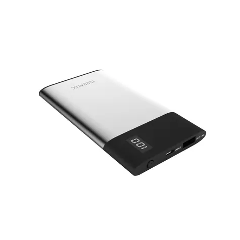 TERRATEC Powebank P40 Slim stříbrná / 4000 mAh / 5V / 1.5A / 1x Micro-USB (vstup) / 1x USB-A