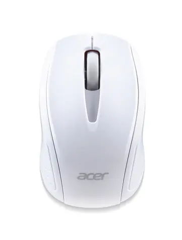 Acer G69 bílá / bezdrátová optická myš / 1600 DPI / 2.4 GHz / 3 tlačítka 