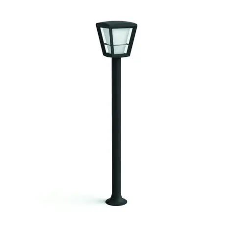 Philips Hue Econic LED 1x15W sloupek 100cm černá / venkovní sloupkové svítidlo / 1150lm / 2200-6500K / RGB / IP44