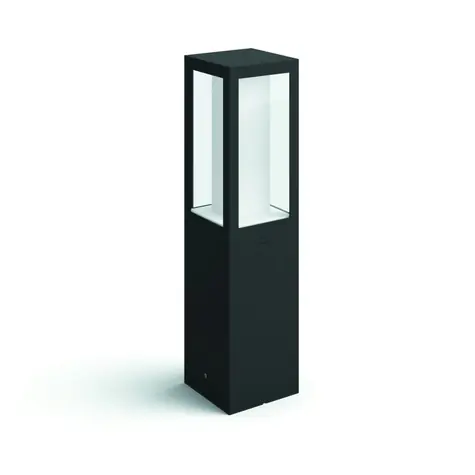 Philips Hue Impress LED 1x8W sloupkové 40cm černá / venkovní sloupkové svítidlo / 1200lm / 2200-6500K / RGB / IP44