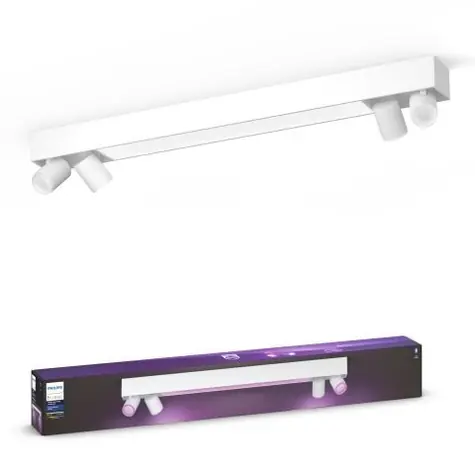 Philips Hue Centris BT LED 40+ 4x5.7W bílá / LED stropní bodové svítidlo GU10 / 4000lm / 2000-6500 K / RGB / IP20