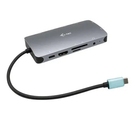 i-tec USB-C Metal Nano Dock 100W / dokovací stanice / 1x HDMI / 1x VGA / 1xUSB-C & 3x USB3.0 / LAN / 3.5mm jack