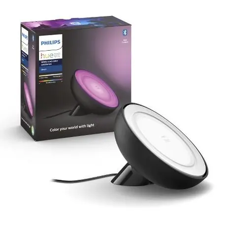 Philips Hue Bloom BT 1x7.1W RGB černá / LED stolní přenosná lampička / 500lm / 2000-6500K