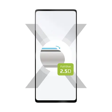FIXED Full-Cover Ochranné tvrzené sklo pro Samsung Galaxy S20 FE & FE 5G černá / lepení přes celý displej 