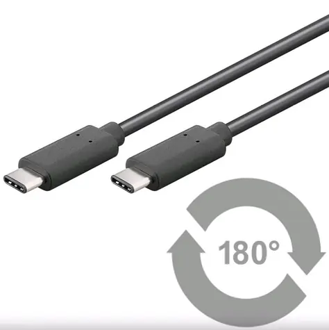 PremiumCord propojovací kabel USB 3.1 konektor C samec - USB 3.1 konektor C samec 1m