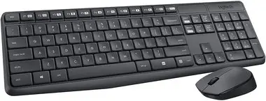 Rozbaleno - Logitech MK235 DE černá / Bezdrátová sada klávesnice a myši / DE / rozbaleno