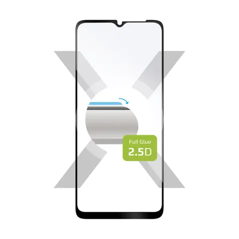 FIXED Full-Cover Ochranné tvrzené sklo pro Samsung Galaxy A32 5G černá / lepení přes celý displej 