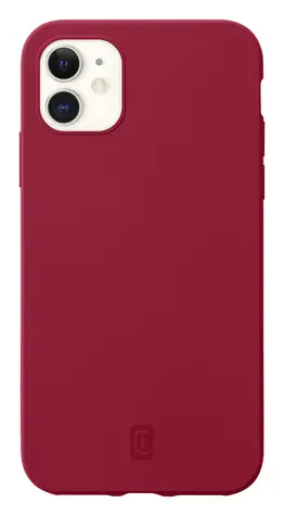 Cellularline Sensation Ochranný silikonový kryt pro Apple iPhone 12 mini červená