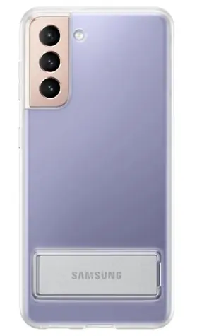 SAMSUNG Clear Standing Cover zadní kryt se stojánkem pro Samsung Galaxy S21+ čirá / doprodej
