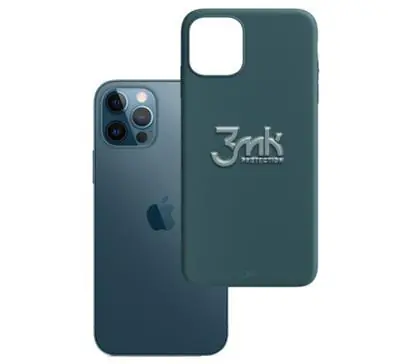 3mk Matt Case Kryt ochranný pro Apple iPhone 12 & 12 Pro lovage-tmavě zelená