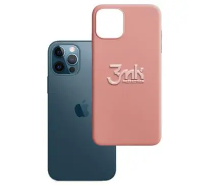 3mk Matt Case Kryt ochranný pro Apple iPhone 12 & 12 Pro lychee-růžová
