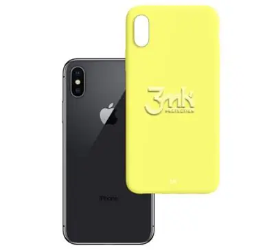 3mk Matt Case Kryt ochranný pro Apple iPhone X & XS lime-žlutozelená