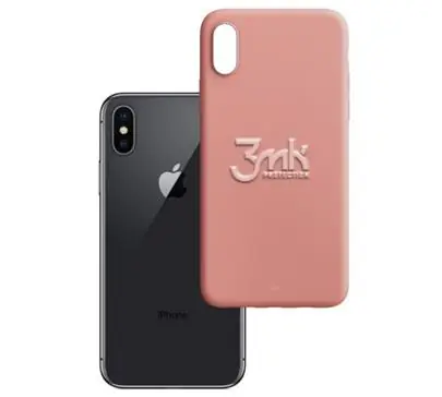 3mk Matt Case Kryt ochranný pro Apple iPhone X & XS lychee-růžová