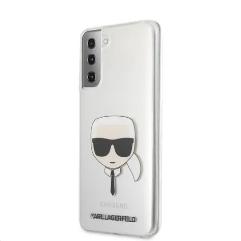 Karl Lagerfeld PC&TPU Head Kryt pro Samsung Galaxy S21+ transparentní