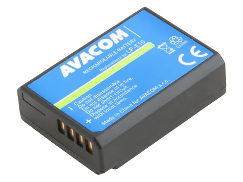 AVACOM Náhradní baterie Canon LP-E10 / Li-Ion / 7.4V / 1020mAh / 7.5Wh