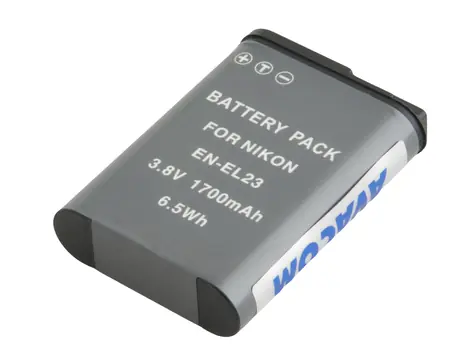 AVACOM Náhradní baterie Nikon EN-EL23 / Li-Ion / 3.8V / 1700mAh / 6.4Wh