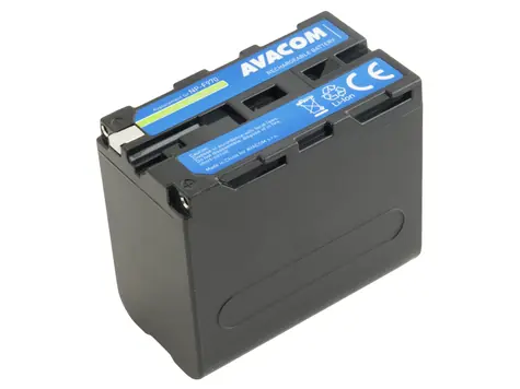 AVACOM Náhradní baterie Sony NP-F970 / Li-Ion / 7.2V / 10050mAh / 72.4Wh / LED indikace