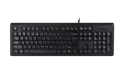 A4tech KR-92 US Černá / Drátová klávesnice / US / USB / 1.5 m