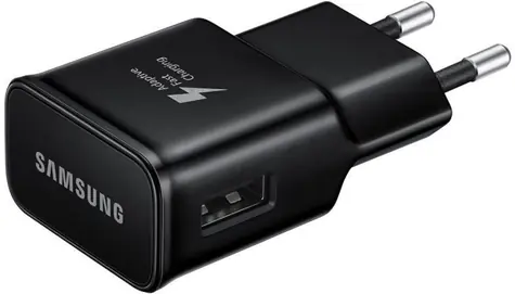 SAMSUNG napájecí rychlonabíjecí adaptér 15W černá / USB-A / 9V / 2A / bez kabelu