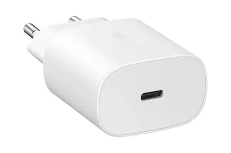 SAMSUNG Napájecí adaptér s rychlonabíjením (25W) bez kabelu bílá (bulk) / USB-C / 3A 