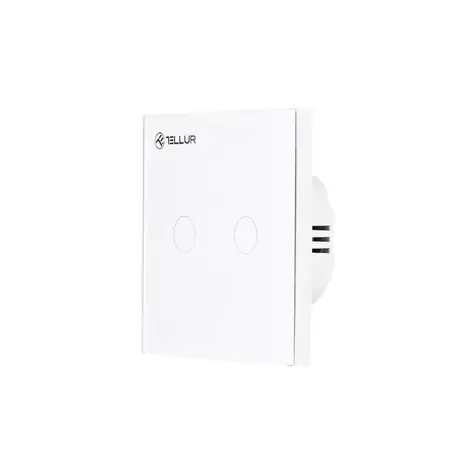 TELLUR WiFi Smart Spínač 2 porty  bílá / 1800 W / 10 A