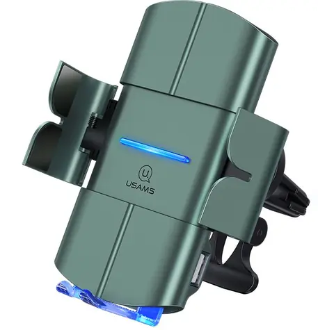 USAMS CD133 Automatic Coil Držák do Auta vč. Bezdrátového nabíjení 10W černá