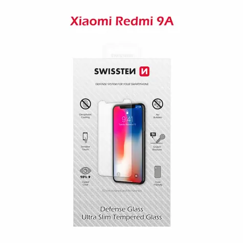 SWISSTEN Ochranné temperované sklo 2.5D pro XIAOMI REDMI 9A & XIAOMI REDMI 9AT