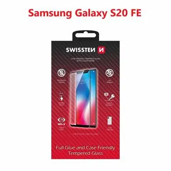SWISSTEN FULL GLUE COLOR FRAME CASE FRIENDLY sklo pro SAMSUNG G780 GALAXY S20 FE černá