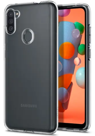 Spigen Liquid Crystal ochranný kryt pro Samsung Galaxy M11 & A11 čirá
