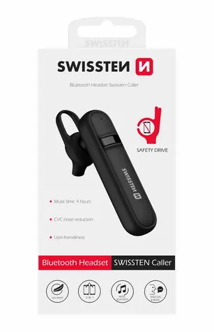 SWISSTEN CALLER černá / Bluetooth headset 