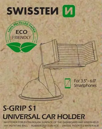 SWISSTEN S-GRIP S1 (ECO BALENÍ) / držák do auta