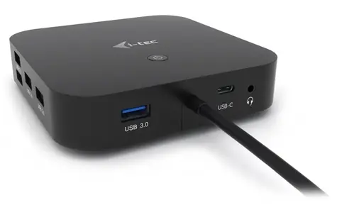 i-tec USB-C Dual Display Dock 100W (112W AC) / 2x DisplayPort / RJ-45 / 3x USB 3.0 / 2x USB 2.0 / 2x USB-C / 3.5mm jack