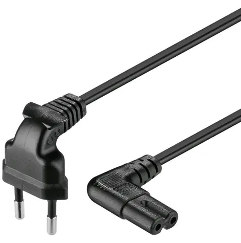 Goobay síťový 230V se zahnutými konektory / 2m