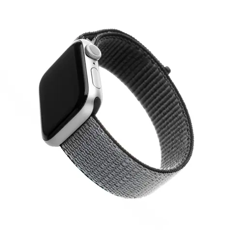 FIXED Nylon Strap Nylonový řemínek pro Apple Watch 40mm & Watch 38mm šedá