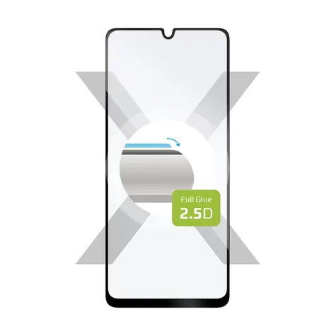 FIXED Full-Cover Ochranné tvrzené sklo pro Samsung Galaxy A32 4G černá / lepení přes celý displej