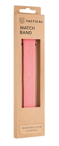 Tactical 777 Pletený Převlékací Řemínek pro Watch 42 & 44mm vel. M růžová