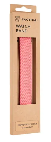 Tactical 787 Pletený Převlékací Řemínek pro Watch 42 & 44mm vel. XL růžová