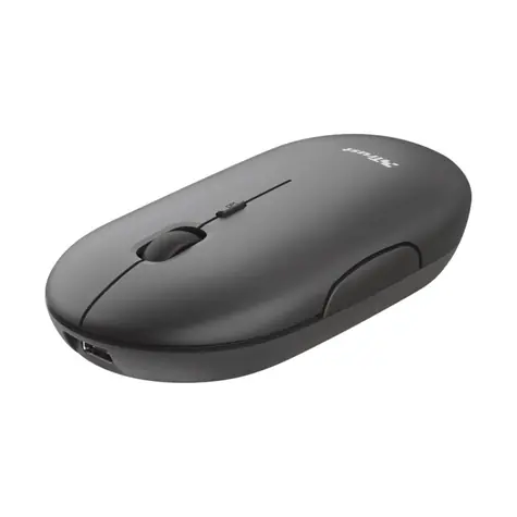 Trust Puck černá / Bezdrátová optická myš / 1600DPI / 2.4 GHz / Bluetooth / USB 