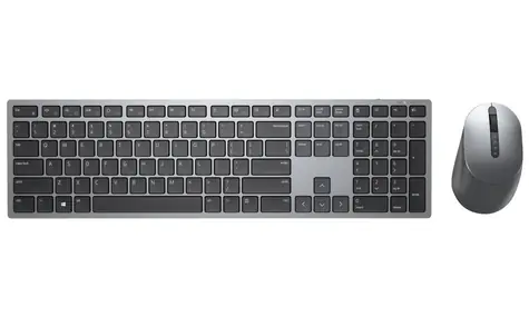 DELL KM7321W US šedá / Set bezdrátové klávesnice a myši / US layout / 2.4GHz / Bluetooth 